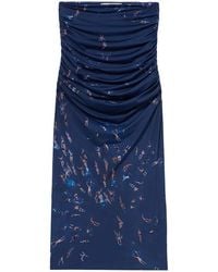 Blumarine - Swimmers-Print Midi Skirt - Lyst