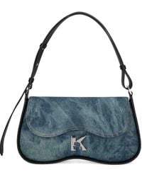KARL LAGERFELD - Denim Tie-Dye Satchel - Lyst
