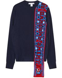 Comme des Garçons - Trui Met Grafisch Vlak - Lyst