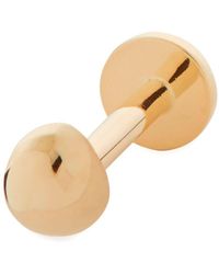 Monica Vinader - 9Kt Mini Pebble Single Earring - Lyst