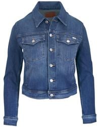 AG Jeans - Robyn Button-Fastening Denim Jacket - Lyst