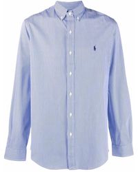 Polo Ralph Lauren - Striped Stretch Cotton Poplin Shirt - Lyst