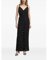 Morgan - Polka-Dot Pleated Jumpsuit - Lyst