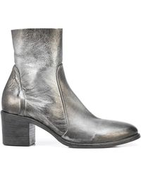Madison Maison - Metallic-Effect Ankle Boots - Lyst