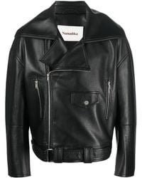 Nanushka - Chaqueta biker con cremallera - Lyst