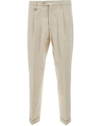 Paolo Pecora - Pantalones chinos con pinzas - Lyst
