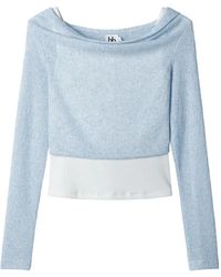 B+ AB - Hooded Long-Sleeved Top - Lyst