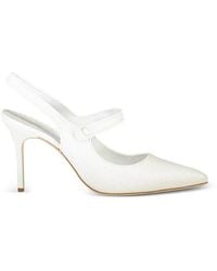 Manolo Blahnik - Campari Slingback Strap Pumps - Lyst