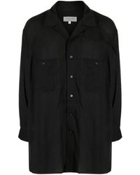 Yohji Yamamoto - Notched-Collar Button-Up Shirt - Lyst