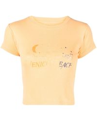 ERL - Venice Beach-print Cotton T-shirt - Lyst