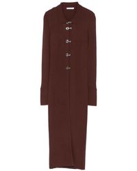 Patrizia Pepe - Ribbed Toggle-Fastening Cardigan - Lyst