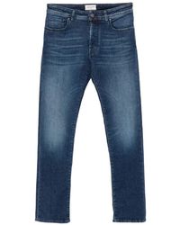 Jacob Cohen - Logo-Patch Pocket Jeans - Lyst