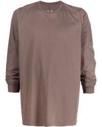 Rick Owens - Long-sleeve Cotton T-shirt - Lyst