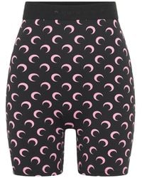Marine Serre - Crescent Moon Shorts - Lyst