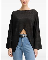 Benetton - Open-Front Wide-Sleeved Sweater - Lyst