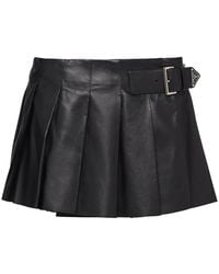 Prada - Mini-Plooirok - Lyst