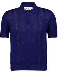 Marni - Cotton Polo Shirt - Lyst