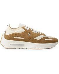 Polo Ralph Lauren - Boerum Suede-Panelled Sneakers - Lyst