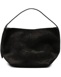 TOTEME - Wildleder-Tote Bag Mit Gürtel - Lyst