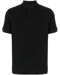 Emporio Armani - Logo-tape Cotton Polo Shirt - Lyst
