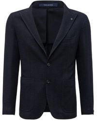 Tagliatore - Herringbone Single-Breasted Blazer - Lyst