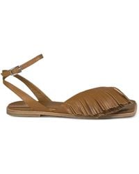 Vic Matié - Fringed Flat Sandals - Lyst