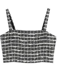 Iceberg - Geruite Top - Lyst