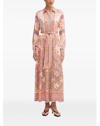 Hale Bob - Nicandra Floral-Print Belted Maxi Dress - Lyst