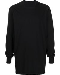 Rick Owens Drkshdw Plain Longline T-shirt - Black
