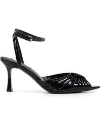 KARL LAGERFELD - Leather Heeled Pumps - Lyst
