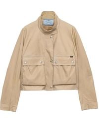 Prada - Washed Re-Nylon Jacket - Lyst