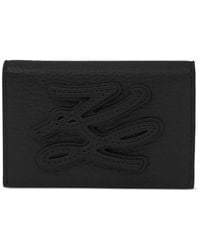 KARL LAGERFELD - K/Autograph Bifold Cardholder - Lyst