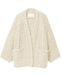 Iris Von Arnim - Junia Cable-Knit Cardigan - Lyst