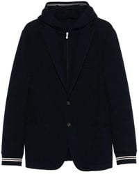 Eleventy - Hooded Two-Button Jacket - Lyst