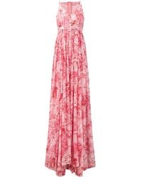 Giambattista Valli - Floral-Print Georgette Gown - Lyst