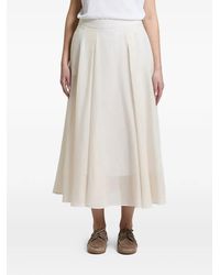 Peserico - Midi Pleated A-Line Skirt - Lyst