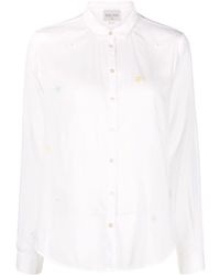 Forte Forte - Floral-embroidered Buttoned Shirt - Lyst