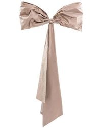 Saiid Kobeisy - Bow-Embellishment Cape - Lyst
