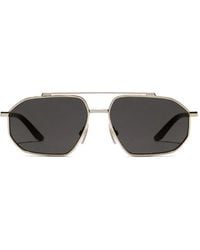 Dolce & Gabbana - Lunettes De Soleil Classic Métallisées - Lyst