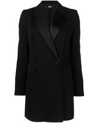 Karl Lagerfeld - Double.breasted Tailored Blazer - Lyst