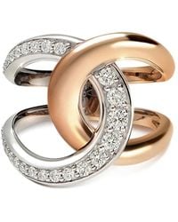 Leo Pizzo - 18Kt And Cheek To Cheek Diamond Ring - Lyst