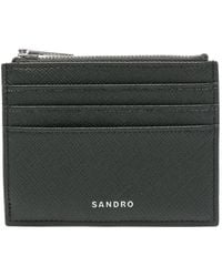 Sandro - Pasjeshouder Met Textuur En Rits - Lyst