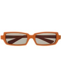 Undercover - Zonnebril Met Rechthoekig Montuur - Lyst