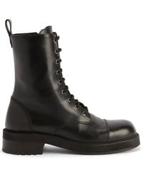 Giuseppe Zanotti - Toluse Leather Ankle Boots - Lyst