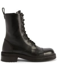 Giuseppe Zanotti - Toluse Leather Ankle Boots - Lyst