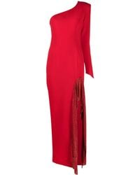 Jean Louis Sabaji - One-Shoulder Side-Slit Maxi Dress - Lyst