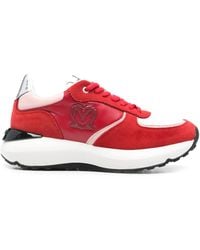 Love Moschino - Sneakers Con Logo Goffrato - Lyst