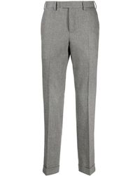 PT Torino - Mélange-effect Slim-fit Tailored Trousers - Lyst