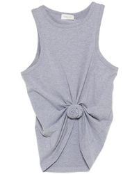 Magda Butrym - Rosette-Detail Tank Top - Lyst