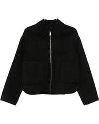 Fendi - Zip-Up Patch-Pocket Jacket - Lyst